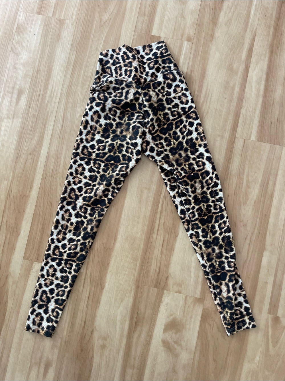 High-Rise Leopard Print Leggings - Brown Animal Pattern